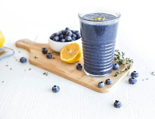 recipe of Blueberry Lemon Thyme Smoothie