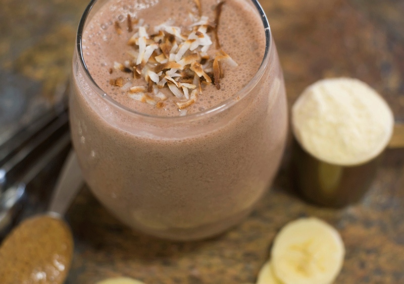 Cacao-Banana Plant Protein Smoothie