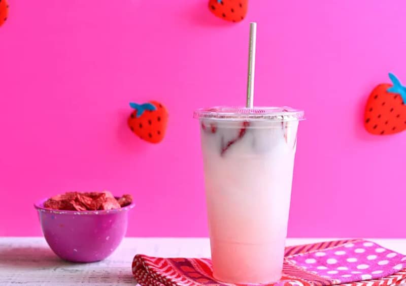 photo of Pink Cranberry Coconut Drink
