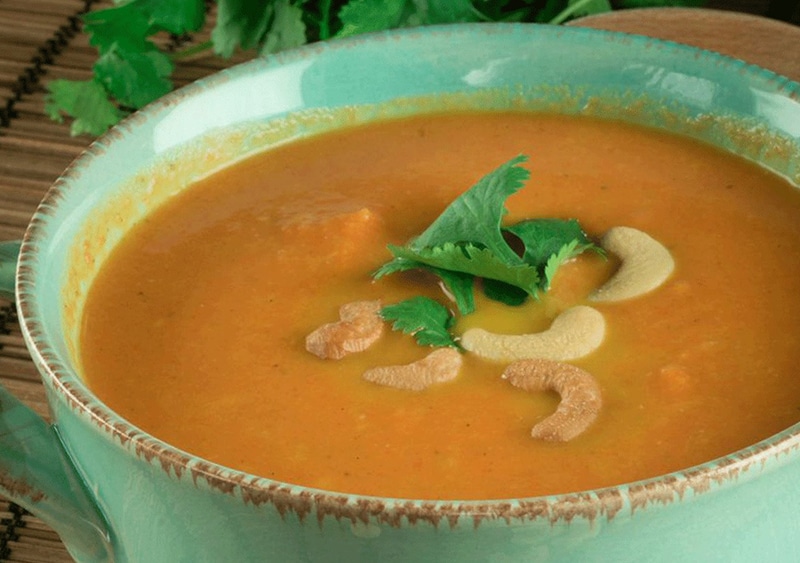 photo of Roasted Carrot Ginger Cashew Soup