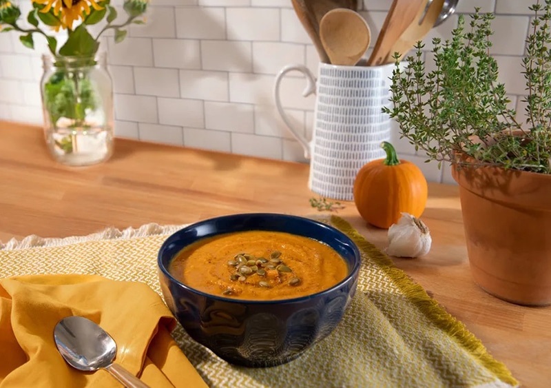 photo of Roasted Pumpkin and Sweet Potato Soup