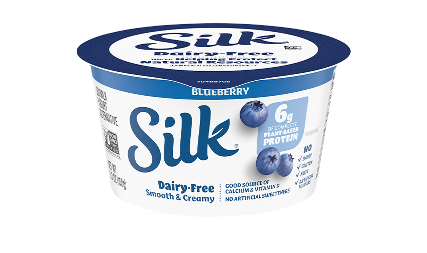 Silk Blueberry Soy Dairy Free Yogurt Alternative