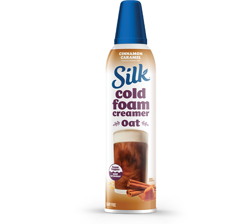 Silk® Cinnamon Caramel Oat Cold Foam Creamer