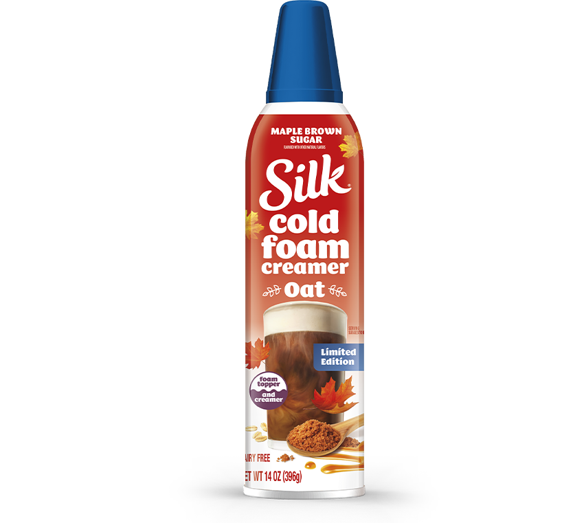 Silk® Maple Brown Sugar Oat Cold Foam Creamer Silk® Maple Brown Sugar Oat Cold Foam Creamer