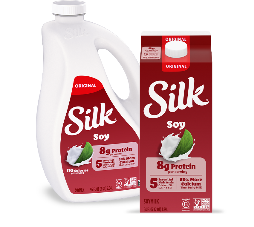 Silk Original Soymilk 96oz and 46oz