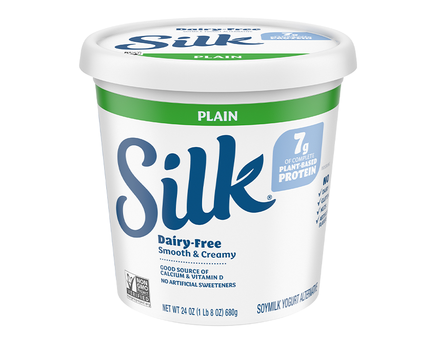 Silk Plain Soy Dairy Free Yogurt Alternative