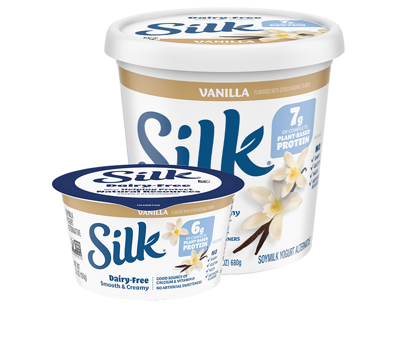 Silk Vanilla Soy Dairy Free Yogurt Alternative